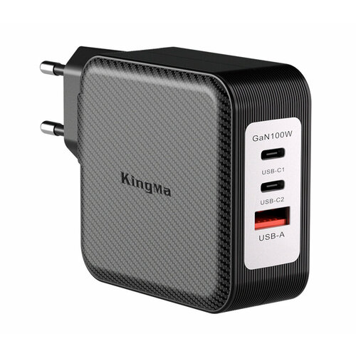 Зарядное устройство Kingma 100W GaN USB Charger 100 Вт 2х USB-C USB-A 3590₽