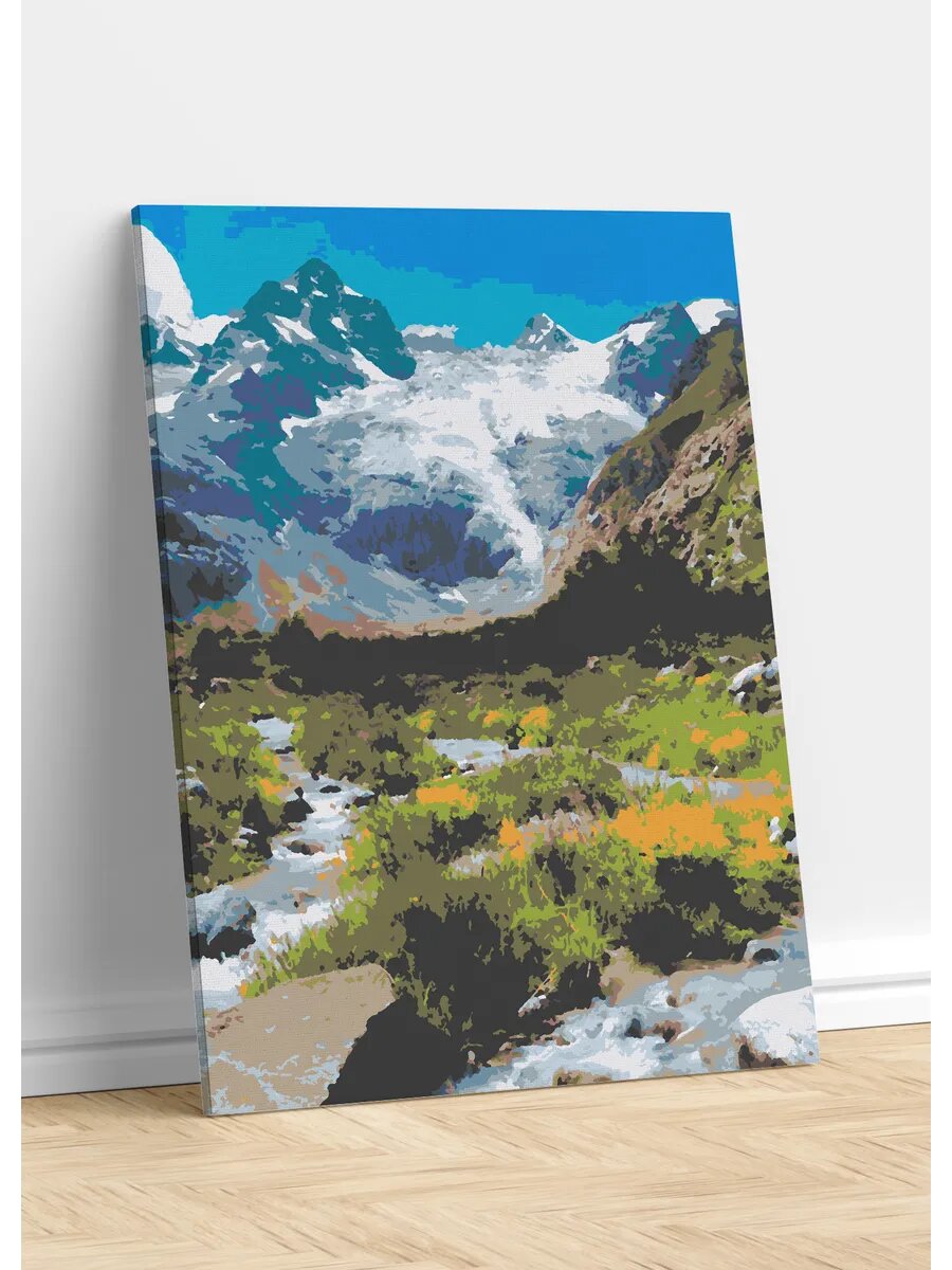 Картина по номерам 40 x 50 Пейзаж Осетия