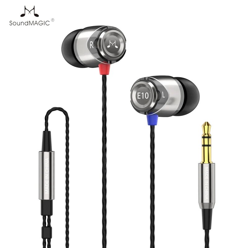 SoundMAGIC E10 проводные наушники, Gun-Black