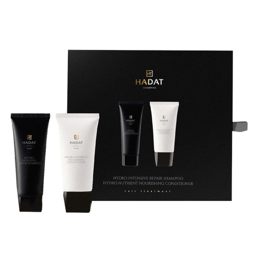 HADAT Подарочный набор для волос восстанавливающий шампунь 70 мл кондиционер 70 мл в коробке Hydro Intensive Repair Shampoo Hydro Nourishing Conditioner 2650₽
