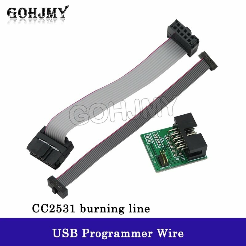 Кабель загрузчика Bluetooth 4,0 CC2540 zigbee CC2531 Sniffer USB-программатор Загрузка провода Разъем для программирования