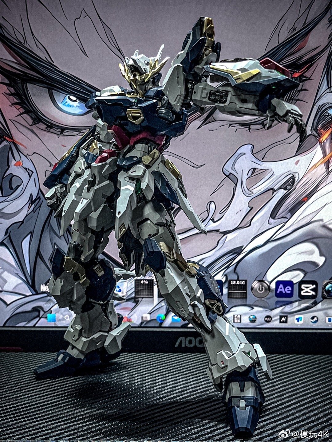 Сборная модель Gundam "Vientiane Fusion Apocalypse", 1:100, металл/пластик, 800 деталей — фото 1