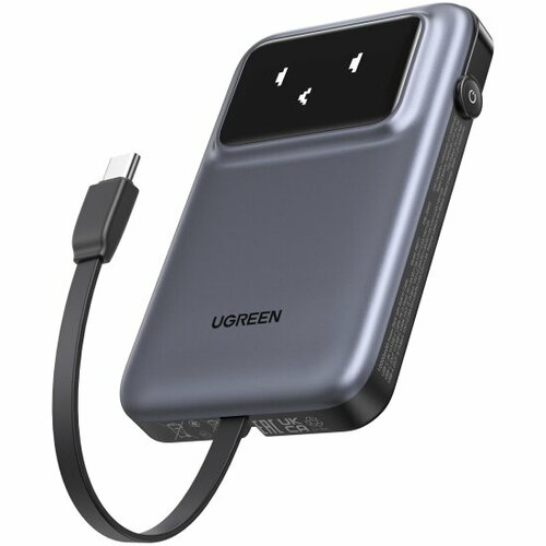 Внешний аккумулятор Ugreen PB511 35603B UNO 10000mAh Charging 30W серый 424000₽