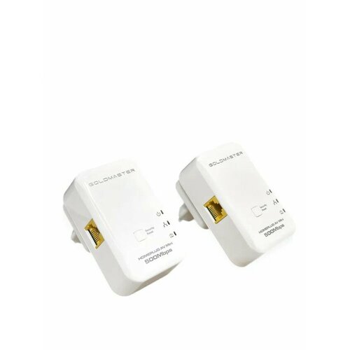 PowerLine Адаптер GoldMaster AV500 интернет по электросети 4072₽