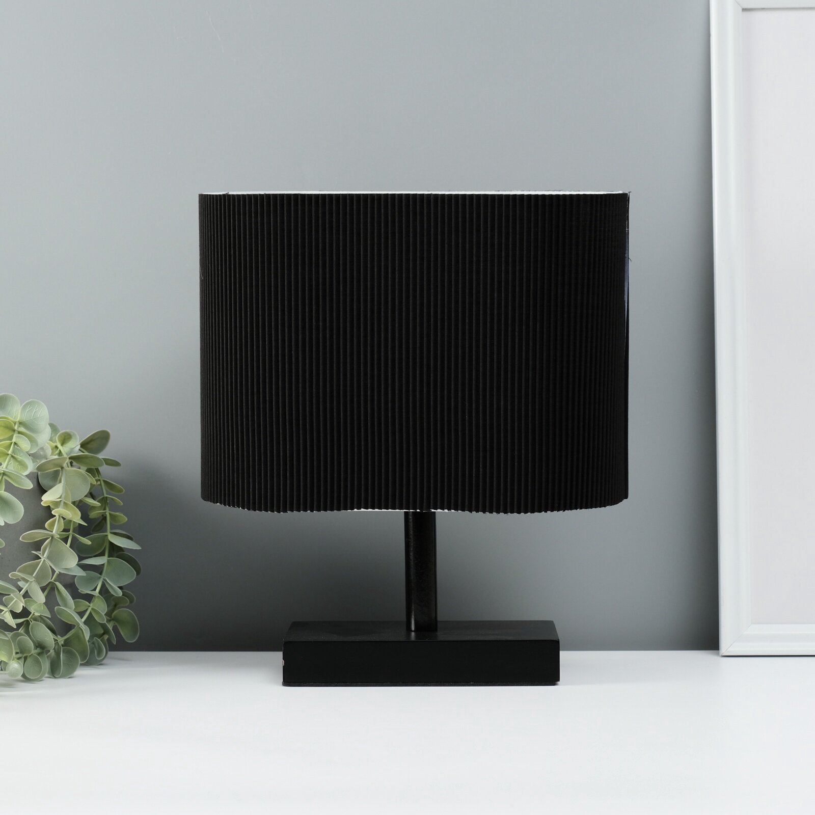 Светильник настольный "Консул" 1х40Вт Е27 черный 25х13х29см, 10689413