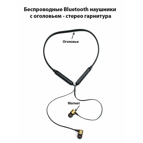 Наушники беспроводные спортивные на андроид с микрофоном 43100₽