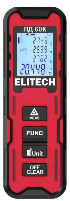 Дальномер лазерный ЛД 60К Elitech E030100500
