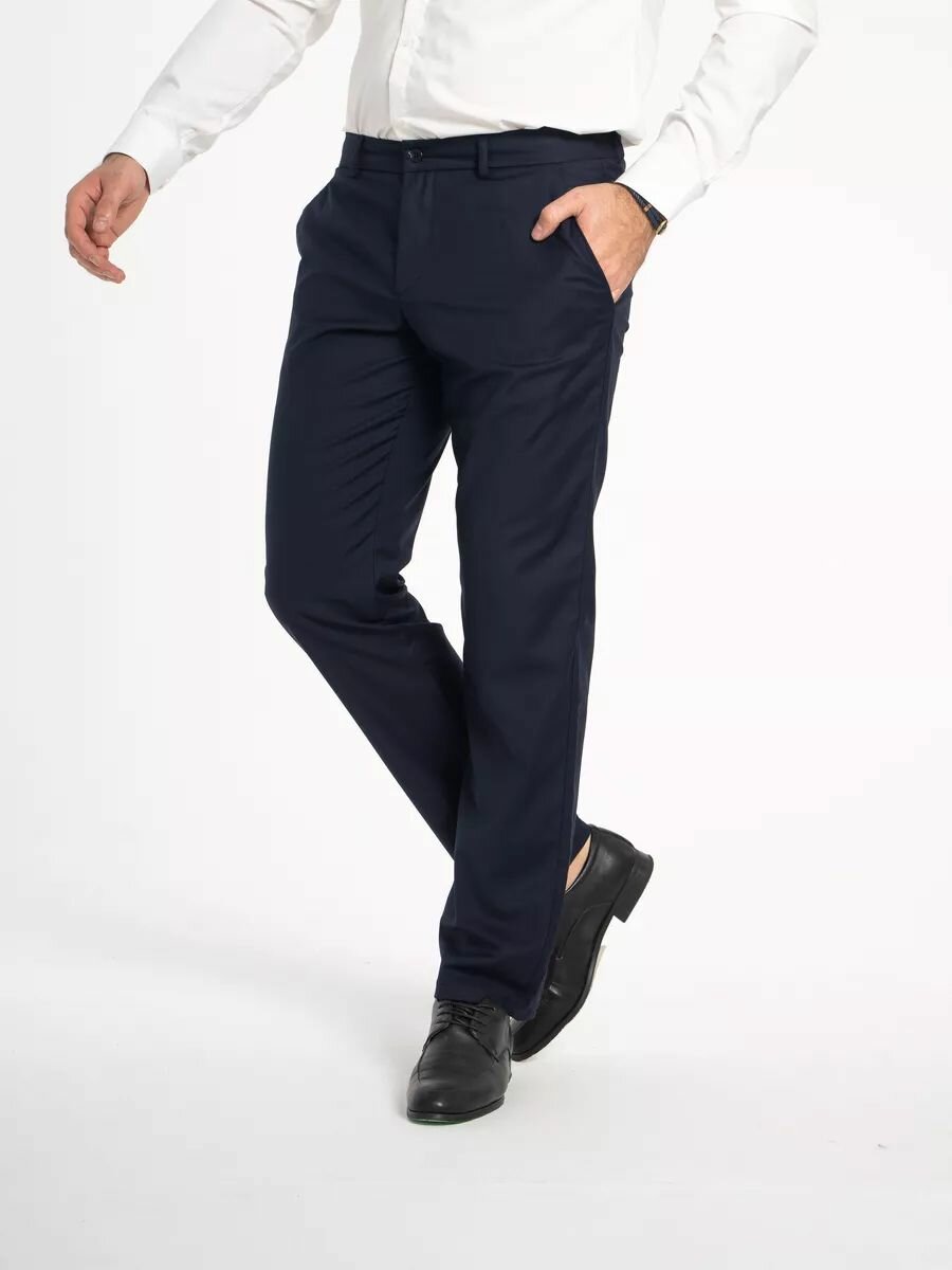 Брюки AS&AT Осень-зима 2025, размер 56, синий — фото 1