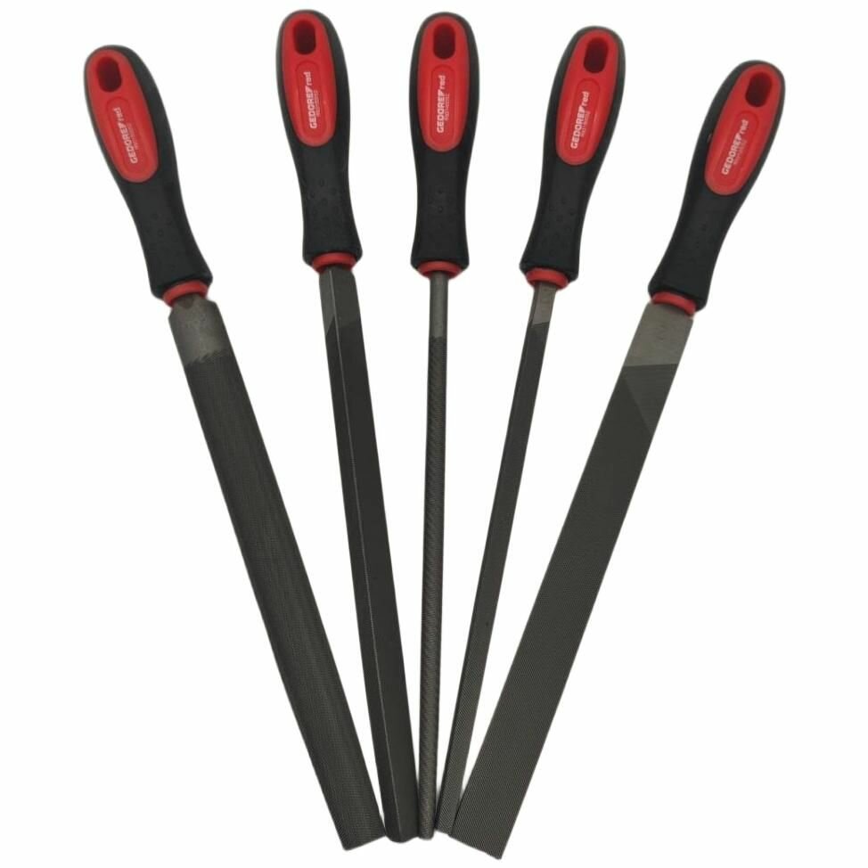 Набор напильников из 5 предметов арт 3301597 GEDОRE RED