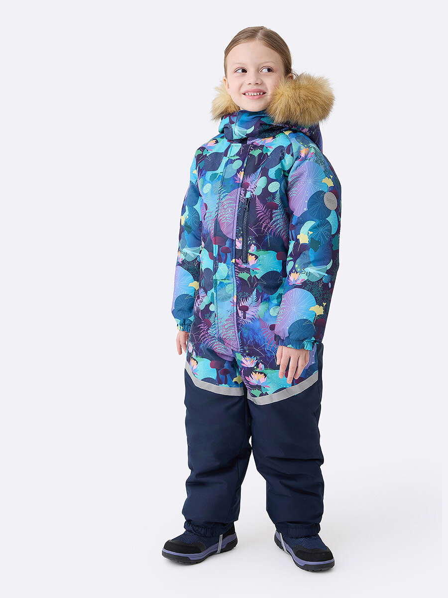 Комбинезон утеплённый Lassie Joni, размер 110, , синий