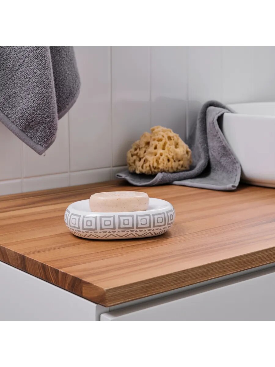 Мыльница для ванной керамическая — фото 1