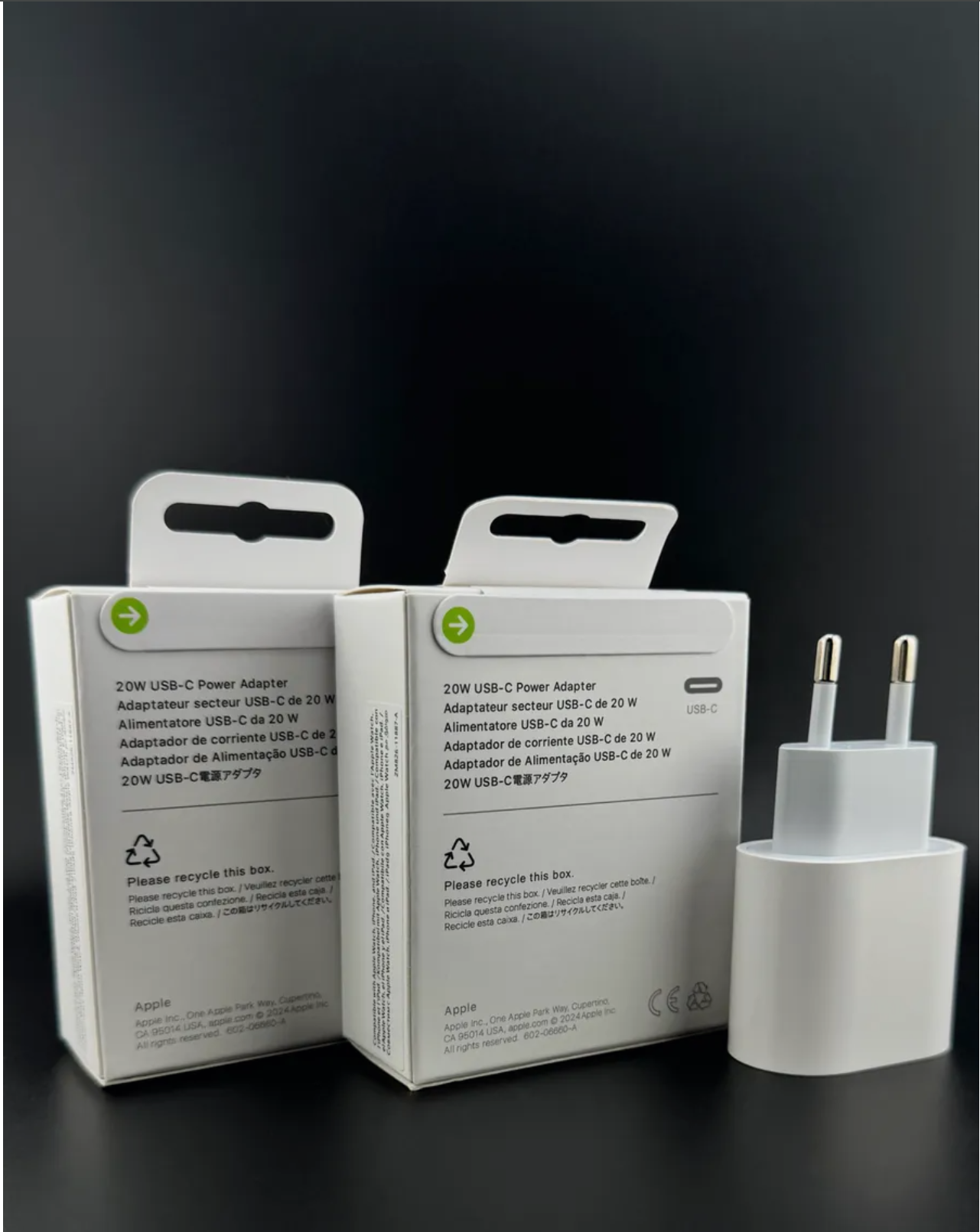 Сетевое зарядное устройство ОРИГИНАЛ 20W USB-C адаптер питания для Apple iPhone iPad — фото 1
