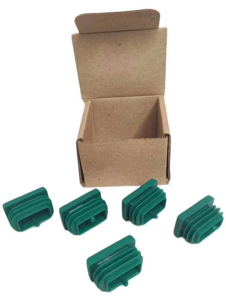 Комплект заглушек 5 шт для профиля 30 x 20 мм WM0/WM15 Walraven зеленая