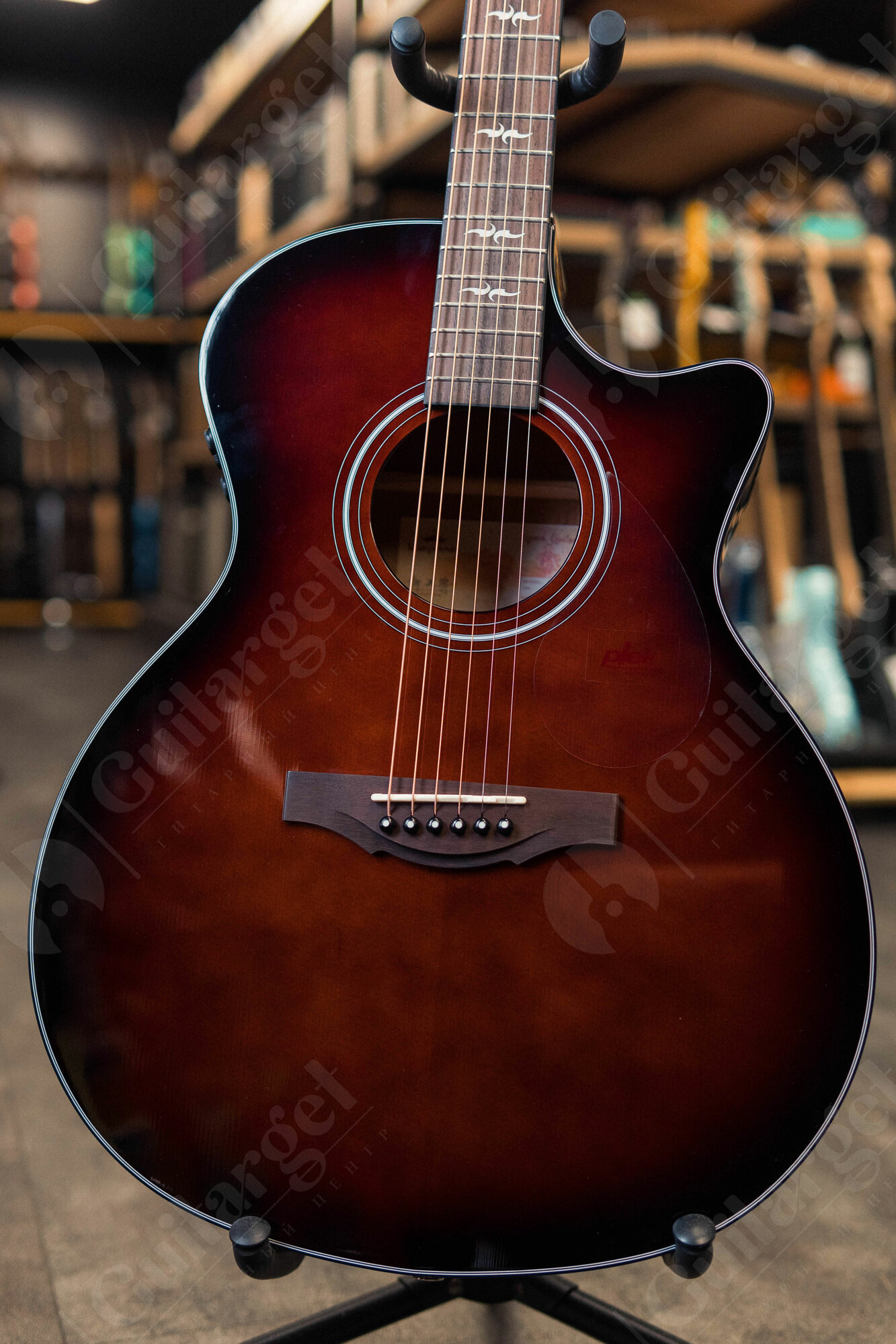 Трансакустическая гитара Kepma F1E GA WA с чехлом — фото 1