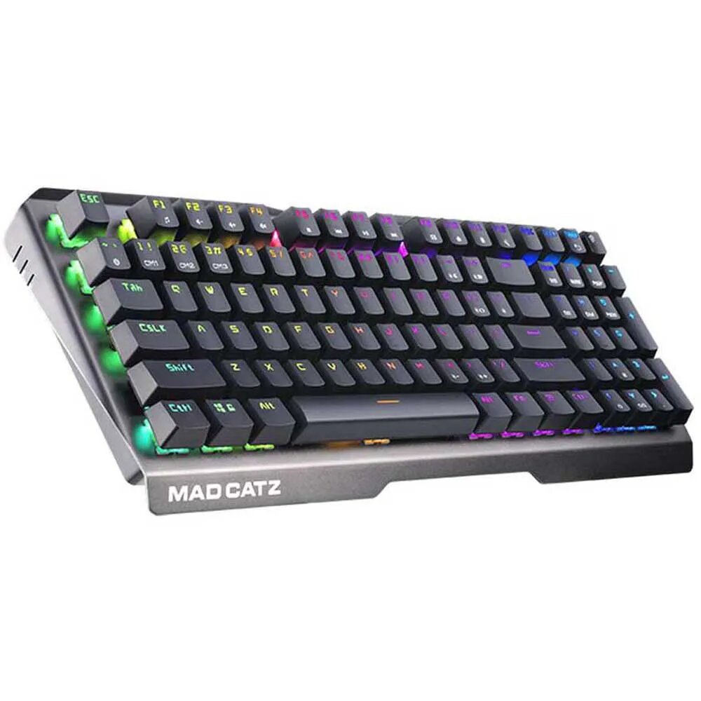 Игровая клавиатура Mad Catz S.T.R.I.K.E. 13 US [без русской раскладки] чёрная (CHERRY MX RED Switch, 96 кл, RGB подсветка, USB)
