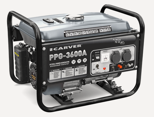 Изображение товара Бензиновый генератор CARVER PPG - 3600А 01.020.00011