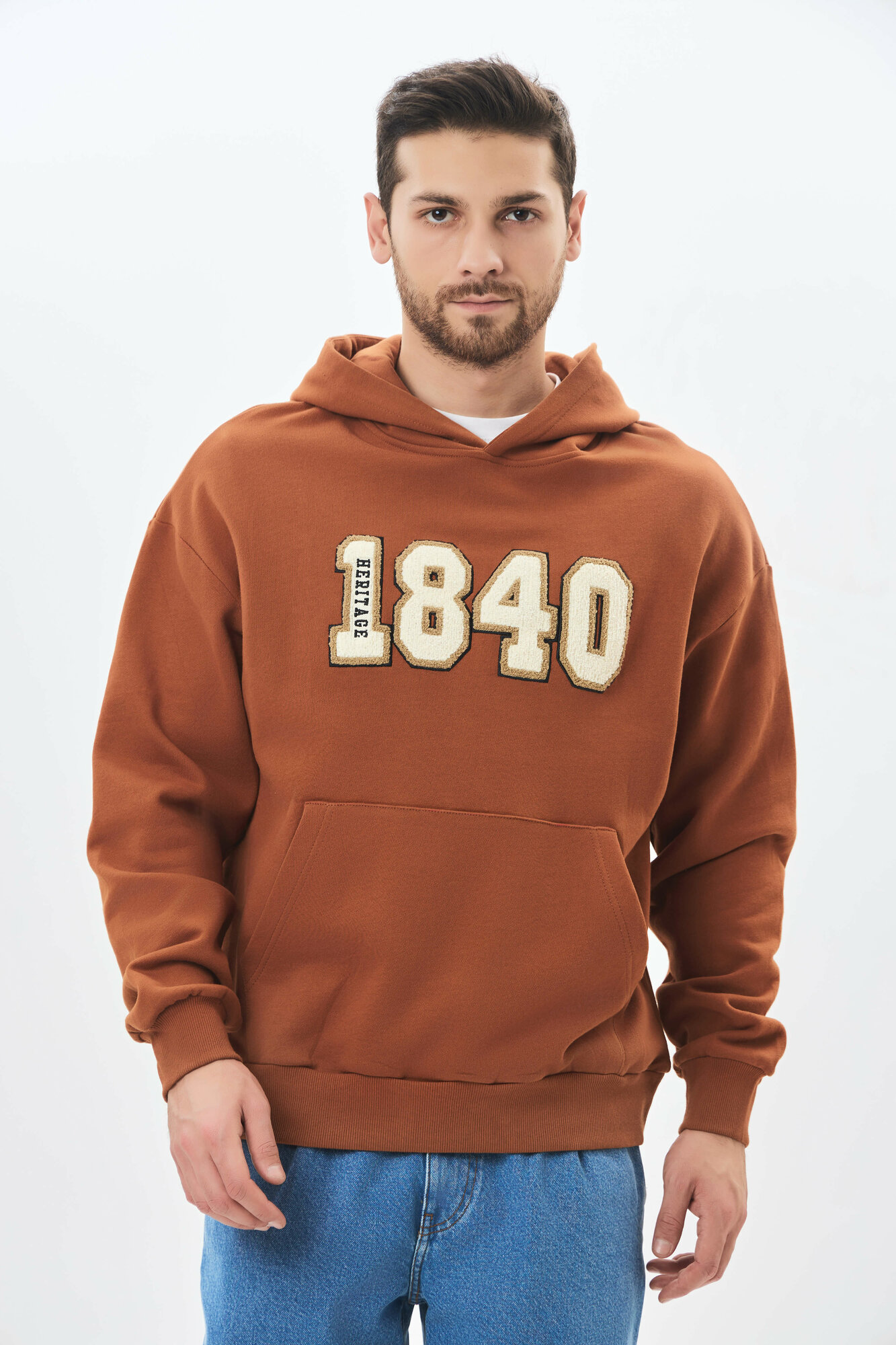 Толстовка TERRA PRO, размер S, , коричневый — фото 1