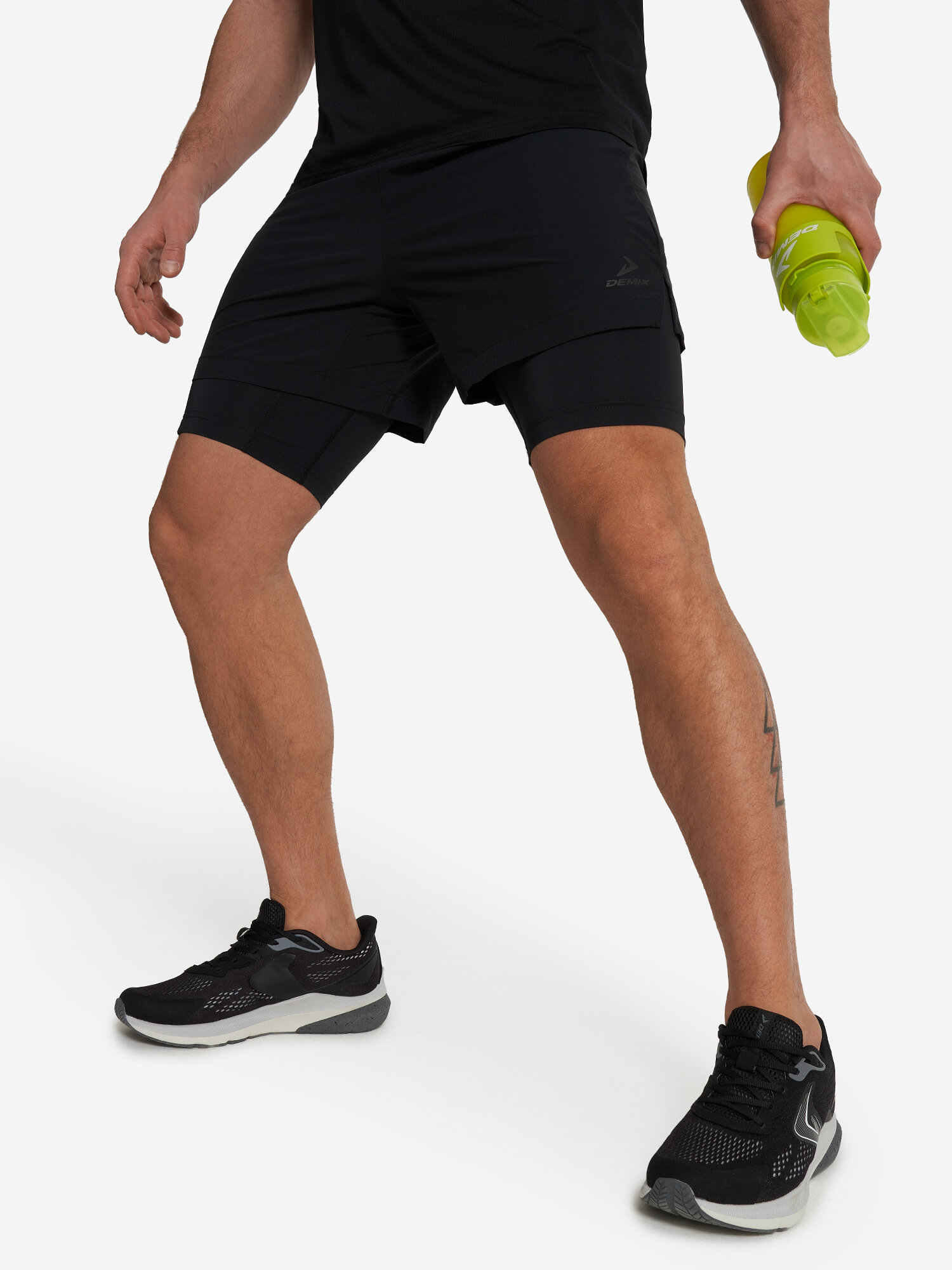 Шорты спортивные Demix M D Running Tech 2in1 Shorts