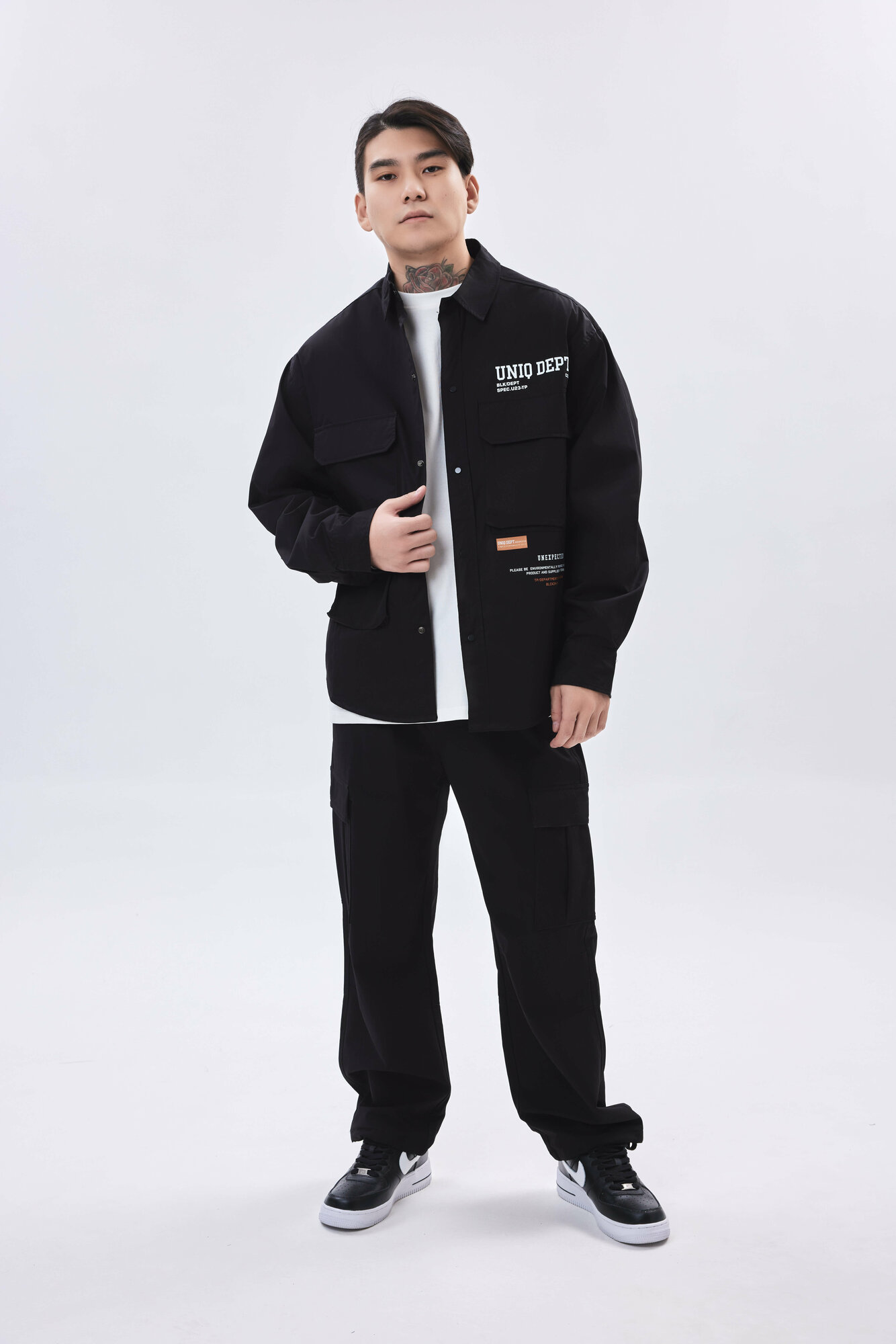 Рубашка TERRA PRO, размер M, black — фото 1