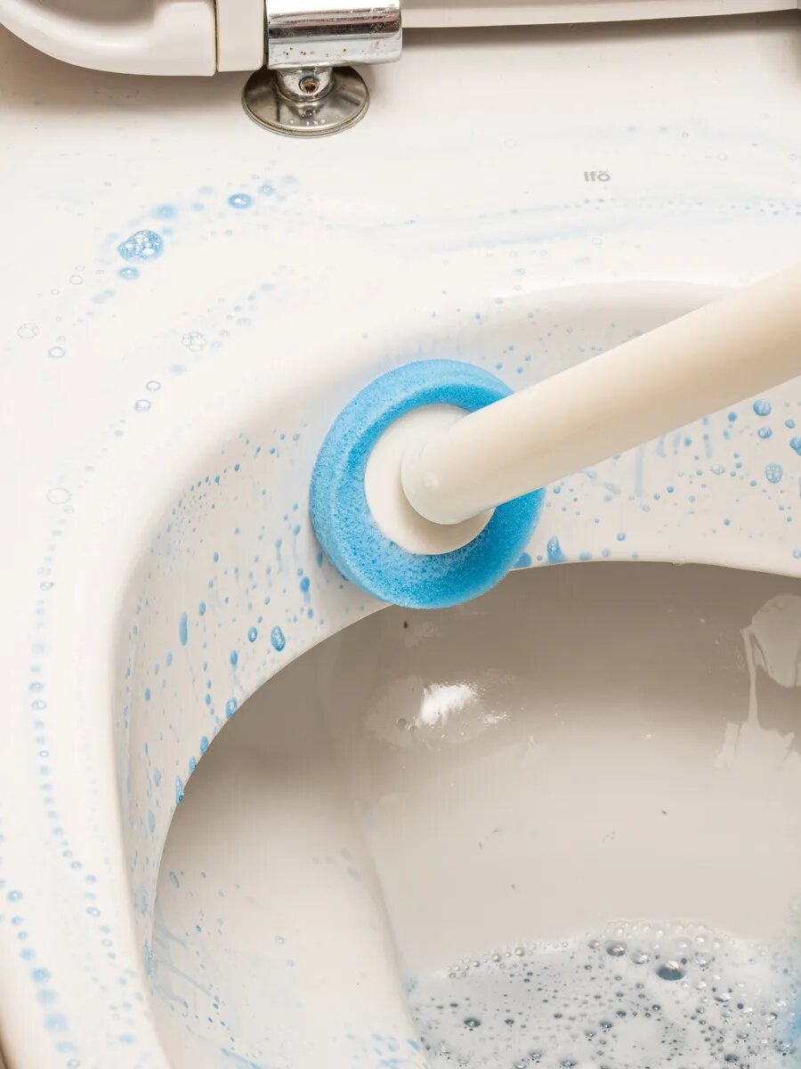 Изображение Инновационный Ершик бесконтактный с моющим средством