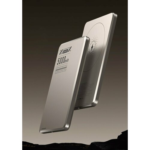 Портативный аккумулятор из алюминиевого сплава с быстрой беспроводной зарядкой MagSafe 5000 мАч шампань 1347₽