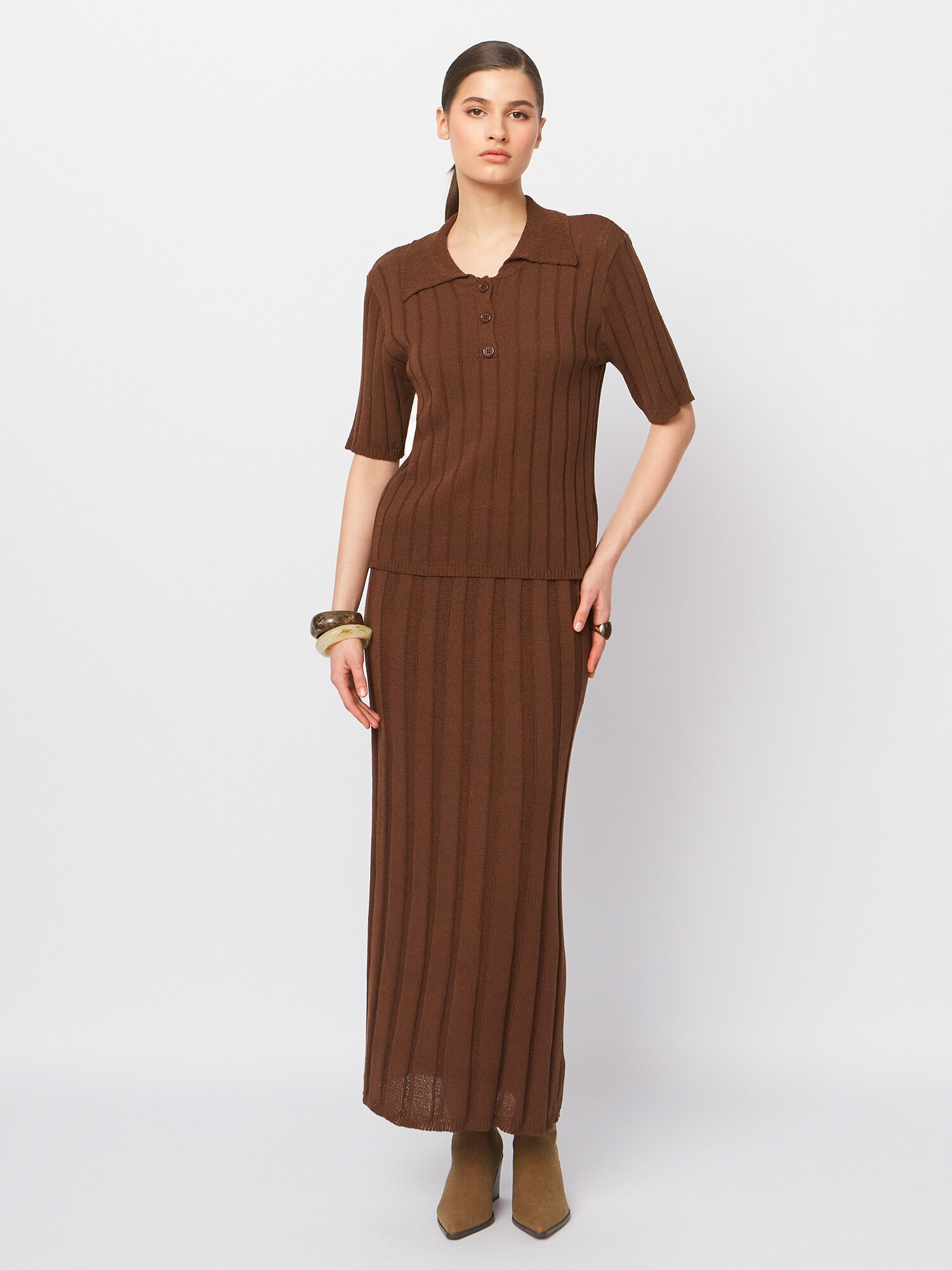 Комплект одежды Vittoria Vicci, размер L, кофейный