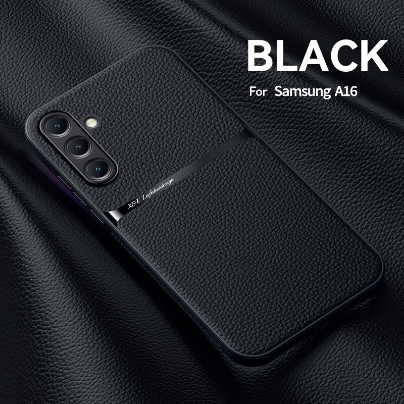 Подходит для Samsung Galaxy A16 5G/Самсунг Галакси A16 5G Чехлы для телефонов, защитой камеры и противоударным кожаный, A16 5G, подставка, soft touch,360° Полная защита, резина, пластик, силикон,