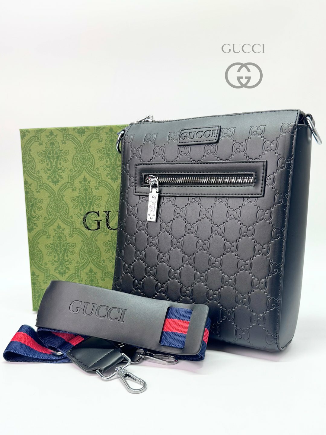 Сумка  Gucci Shoulder Bag – GG Embossed Leather