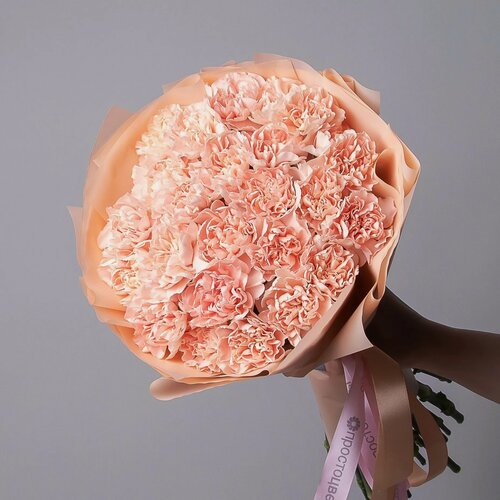 Изображение товара Букет Гвоздика "Новиа" 27 шт Высота 60 см в коробке и аквабоксе от "Простоцветы"