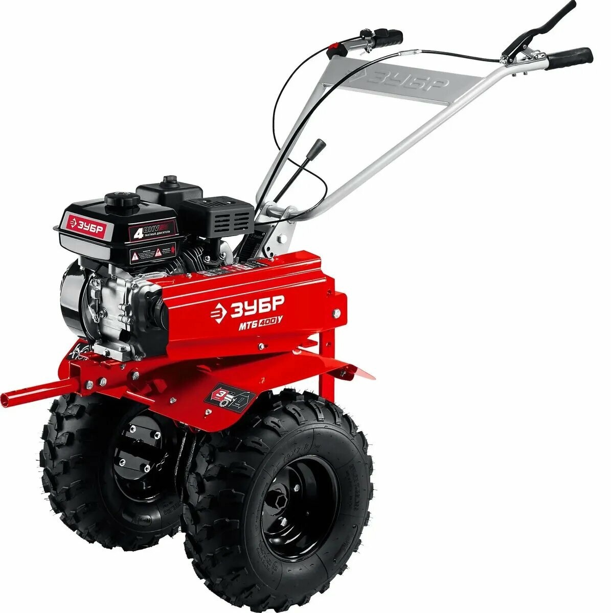 Мотоблок Зубр Мастер МТБ-400 У бензиновый 5.15кВт 7л. с