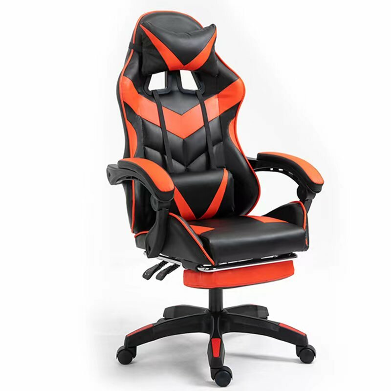 Кресло игровое с выдвижной подушкой для ног