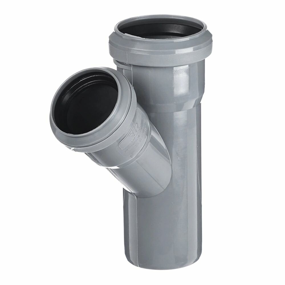 Тройник канализационный РТП d50 40 мм угол 45
