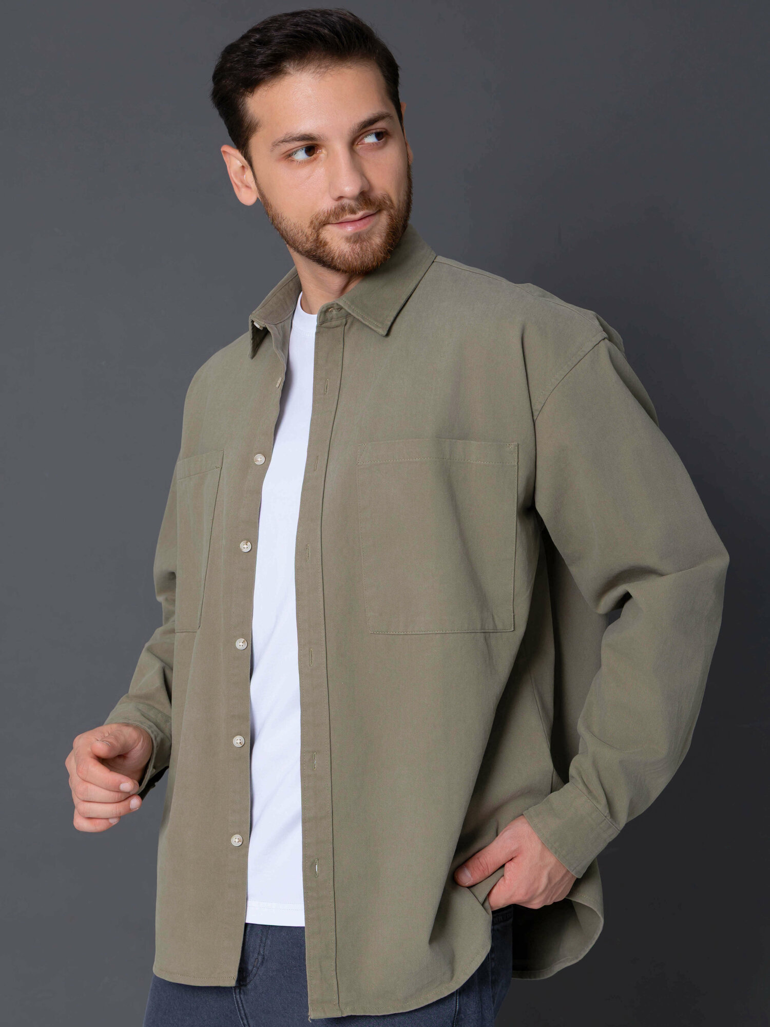 Рубашка TERRA PRO, размер S, Khaki — фото 1