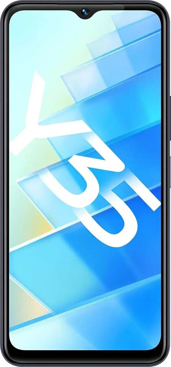 Смартфон vivo Y35 4/64 ГБ RU, Dual nano SIM, Черный агат