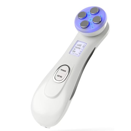 Микротоковый массажер с функцией RF лифтинг для подтяжки лица аппарат от морщин 5 в 1 1600₽