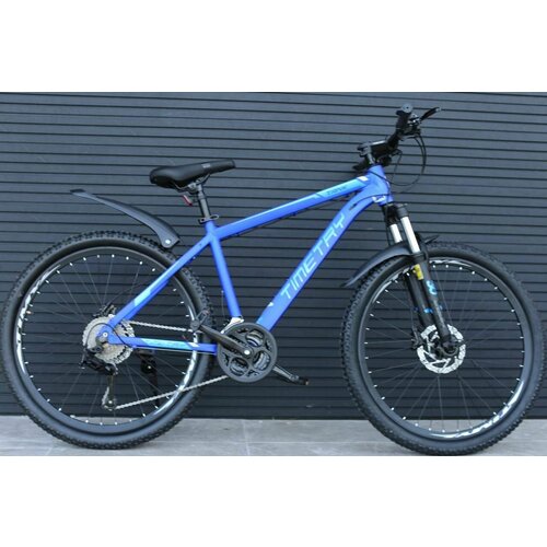 фото Велосипед time try tt006/21s 27.5 алюминиевая рама горный спортивный модель 2023 , синий