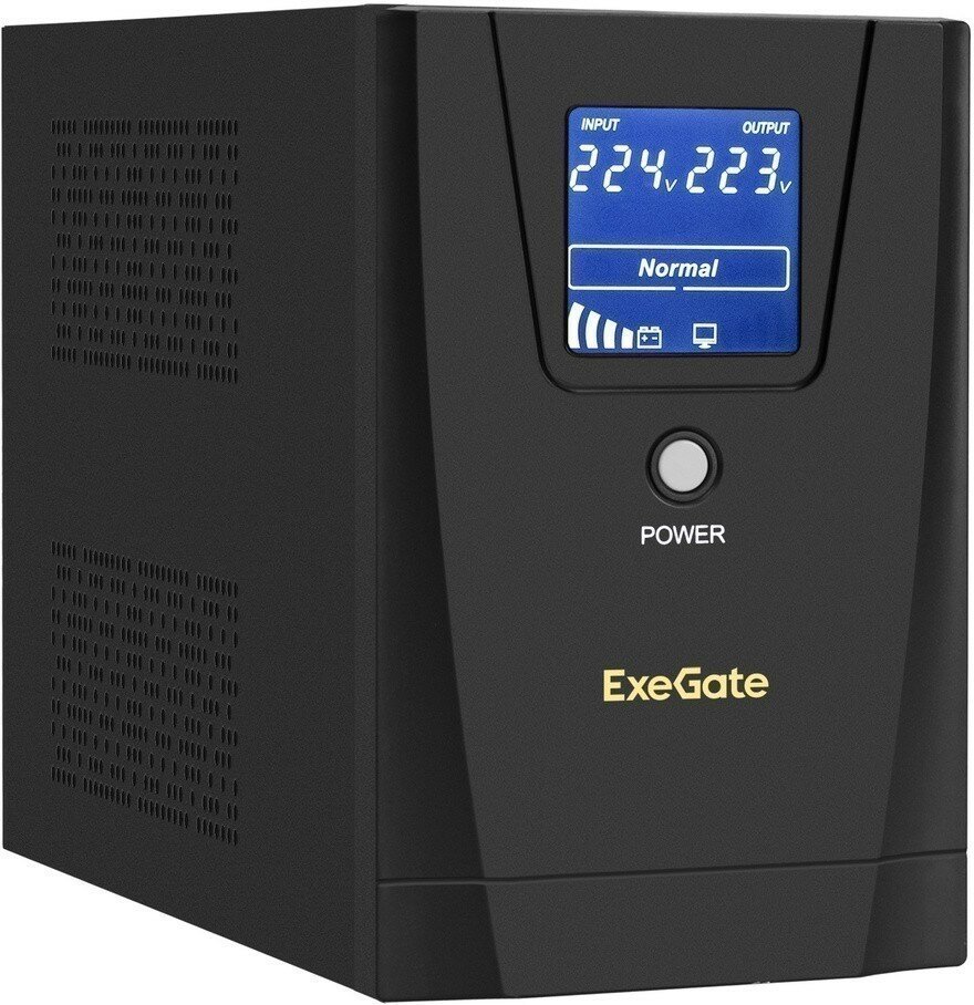 ИБП ExeGate SpecialPro Smart LLB-1600. LCD. AVR.8C13. USB (EP285509RUS)