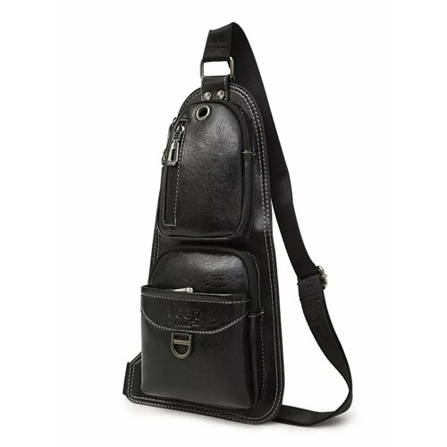 Сумка кросс-боди , фактура гладкая, темно-коричневый