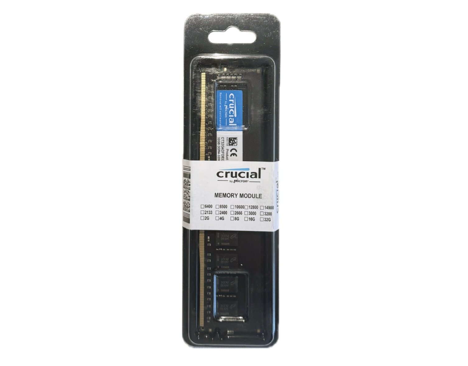 Crucial DDR4 DIMM 32GB CT32G4DFD832A PC4-25600, 3200MHz — фото 1