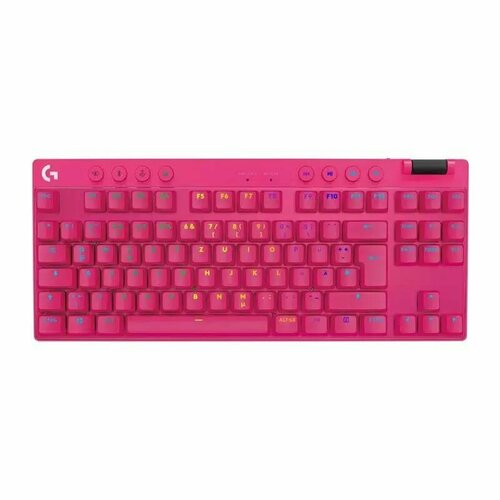 Игровая клавиатура Logitech G PRO X TKL GX Brown Taktile розовый 920012159 28990₽