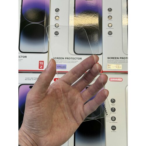 Безрамочное защитное стекло на iPhone 16 Pro Anmac Премиум Качества