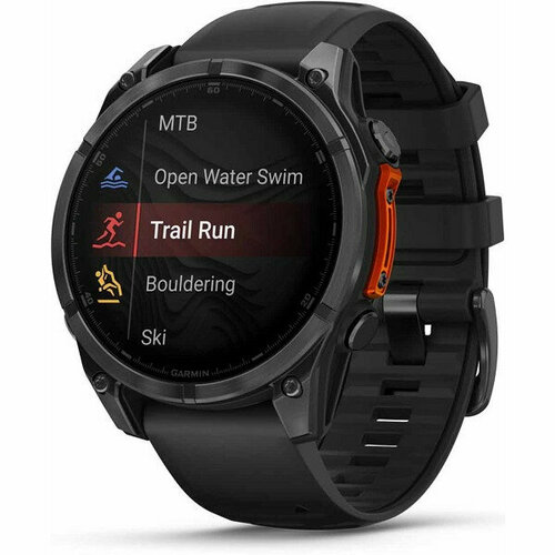 Умные часы Garmin Fenix 8 47 mm Sapphire Solar Premium Multisport GPS Watch серая сталь 010-02904-09 13699000₽