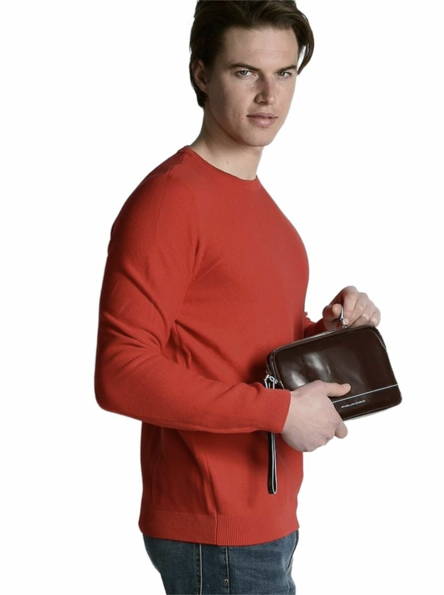 Сумка клатч PIQUADRO, коричневый — фото 1