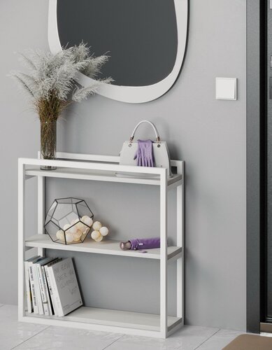 Изображение товара Столик приставной придиванный в стиле лофт, этажерка с полками