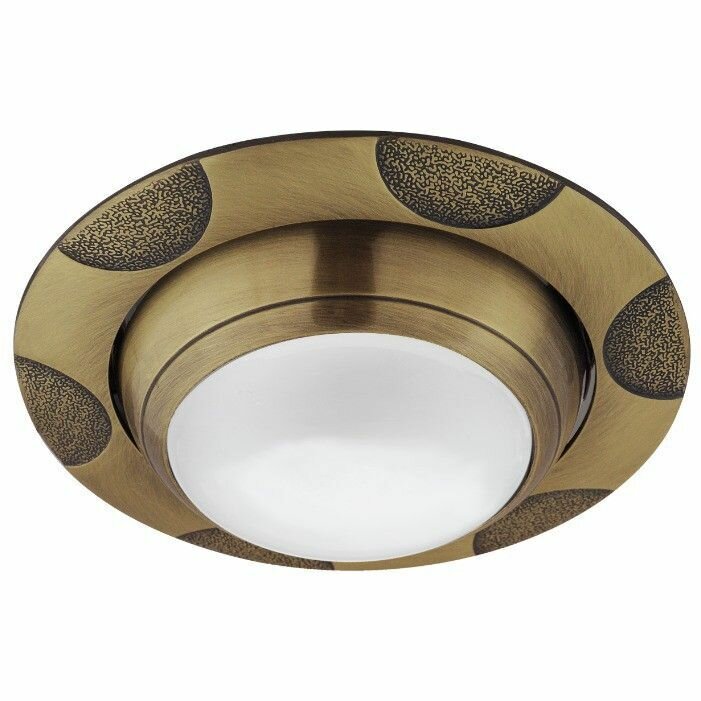 Светильник встраиваемый R50 сфера поворотная античн. золото FT 156ZJA.