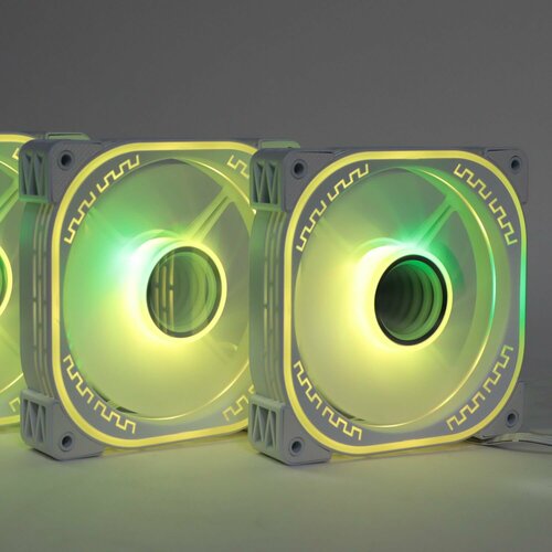 Комплект вентиляторов TESLA RGB120 XW3 120 мм 4-pin Molex 3шт TSL-120-XW3 1769₽