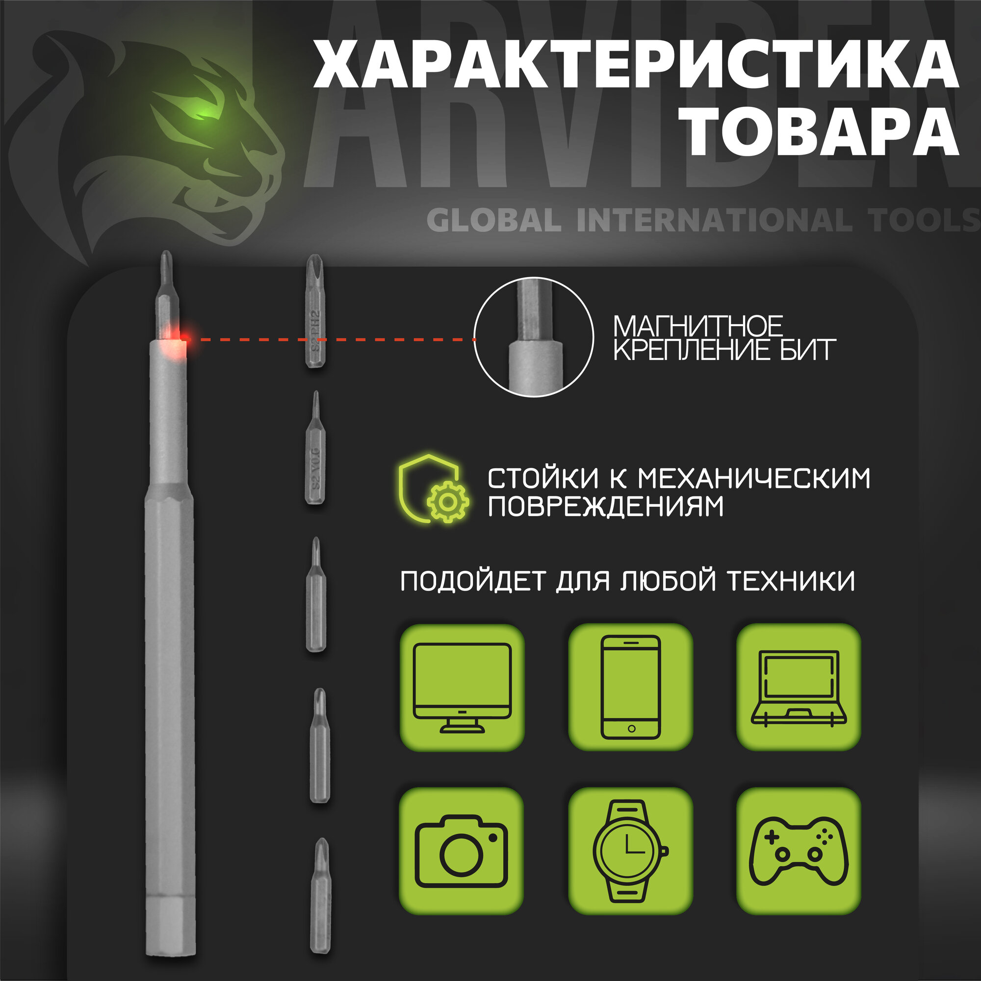 Изображение Набор отверток для точных работ, для ремонта телефона, очков, ноутбука 25 в 1