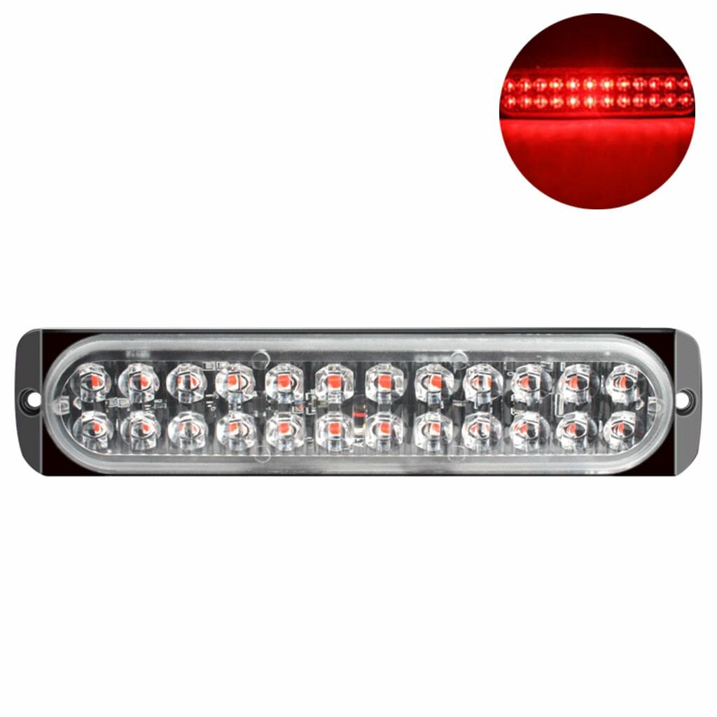Сигнальная лампа 24LED двойного ряда для автомобилей и мотоциклов