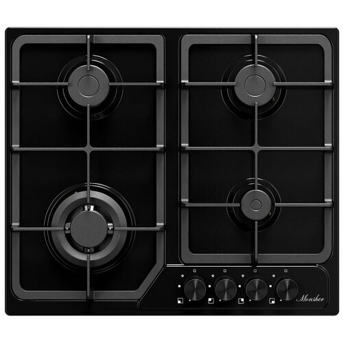 Газовая варочная поверхность Monsher MSG 63 Noir