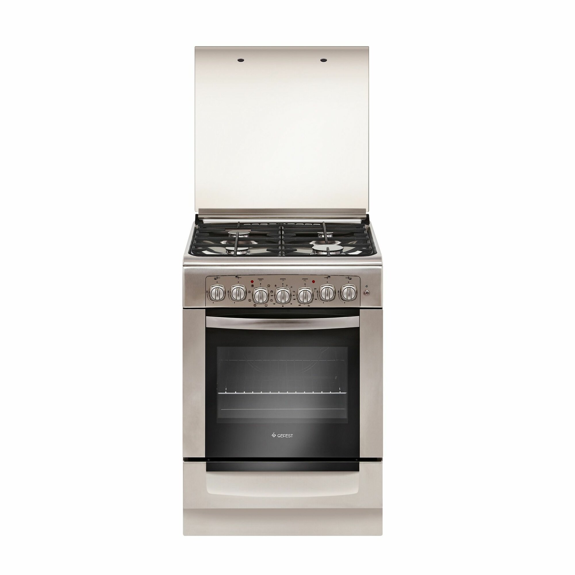 Плита Gefest ПГЭ 6102-03, электрическая духовка, 4 конфорки, 3275Вт, серый